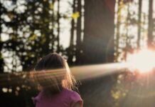 우리 몸의 생체 리듬: 수면, 식사, 운동이 건강에 미치는 영향 girl sitting on daisy flowerbed in forest