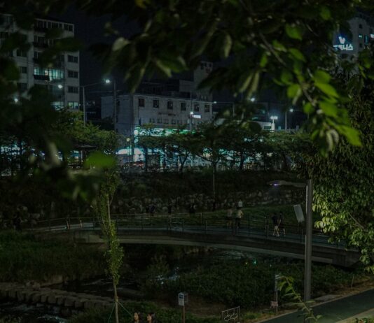 일상 속 걷기 운동, ‘걷기 챌린지’가 바꾼 건강한 하루 a couple of people walking down a street at night